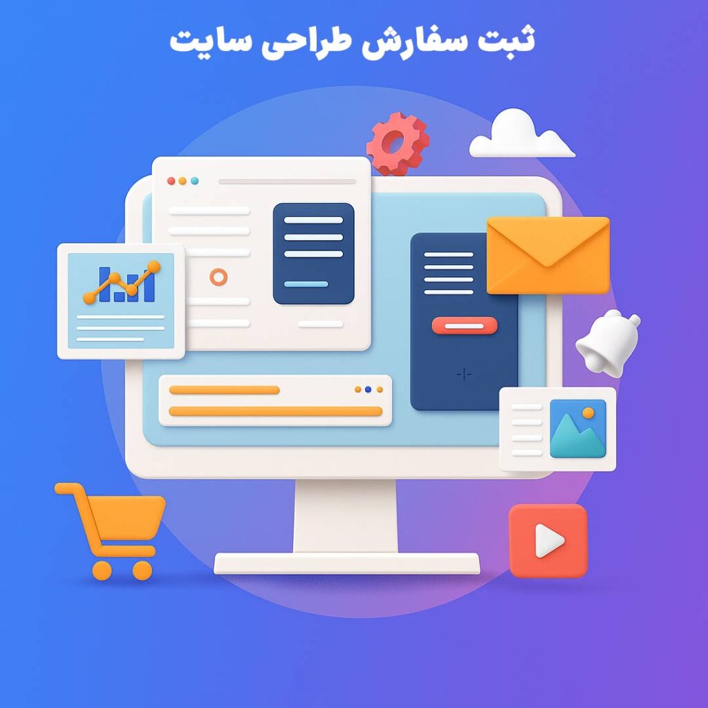 ثبت سفارش خدمات طراحی سایت